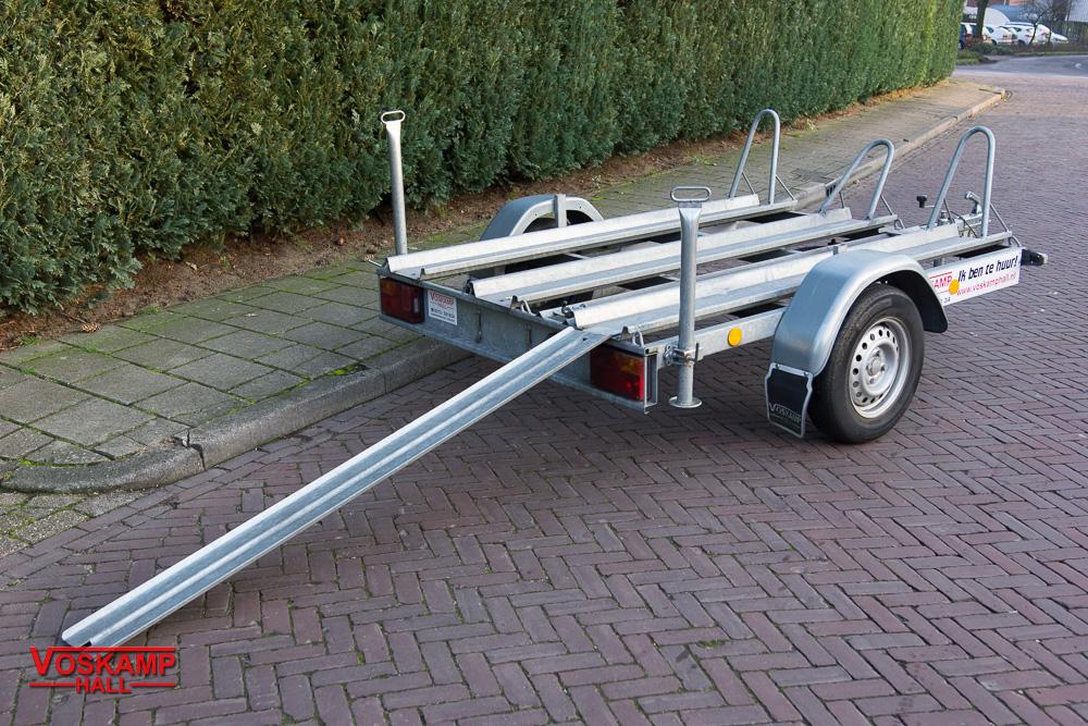 Aanhangwagen voor motor vervoer motortrailer 