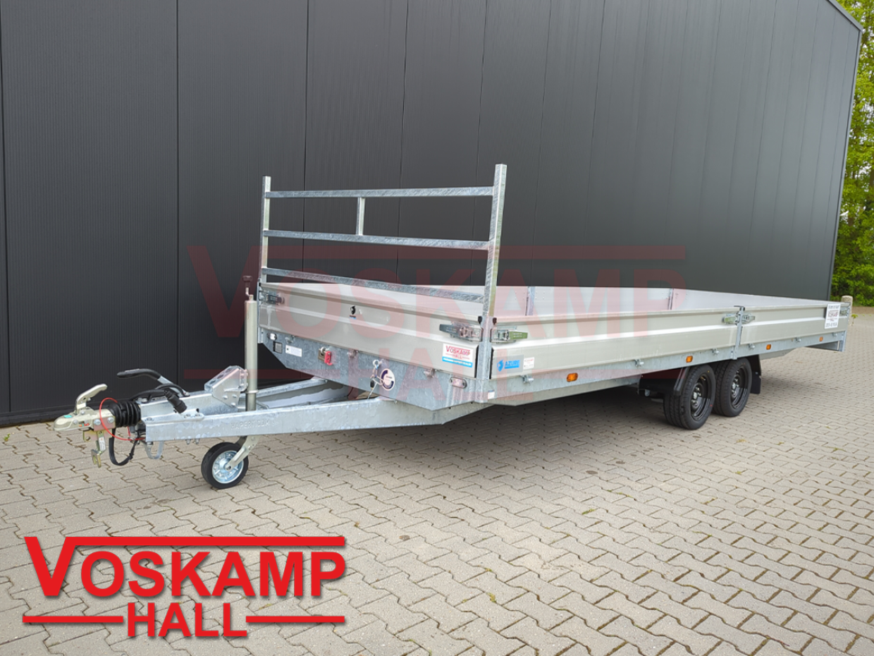 Plateau aanhangwagen 6 meter